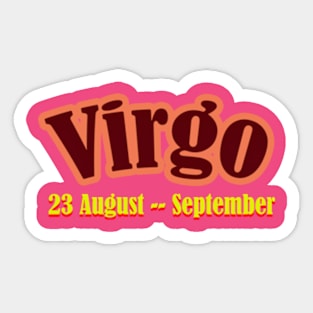 zodiack virgo Sticker